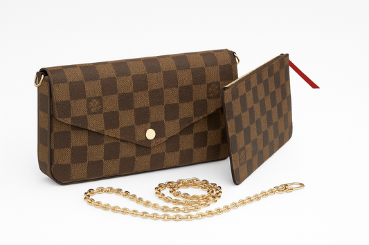 Louis Vuitton - Bolso + Cartera Marrón