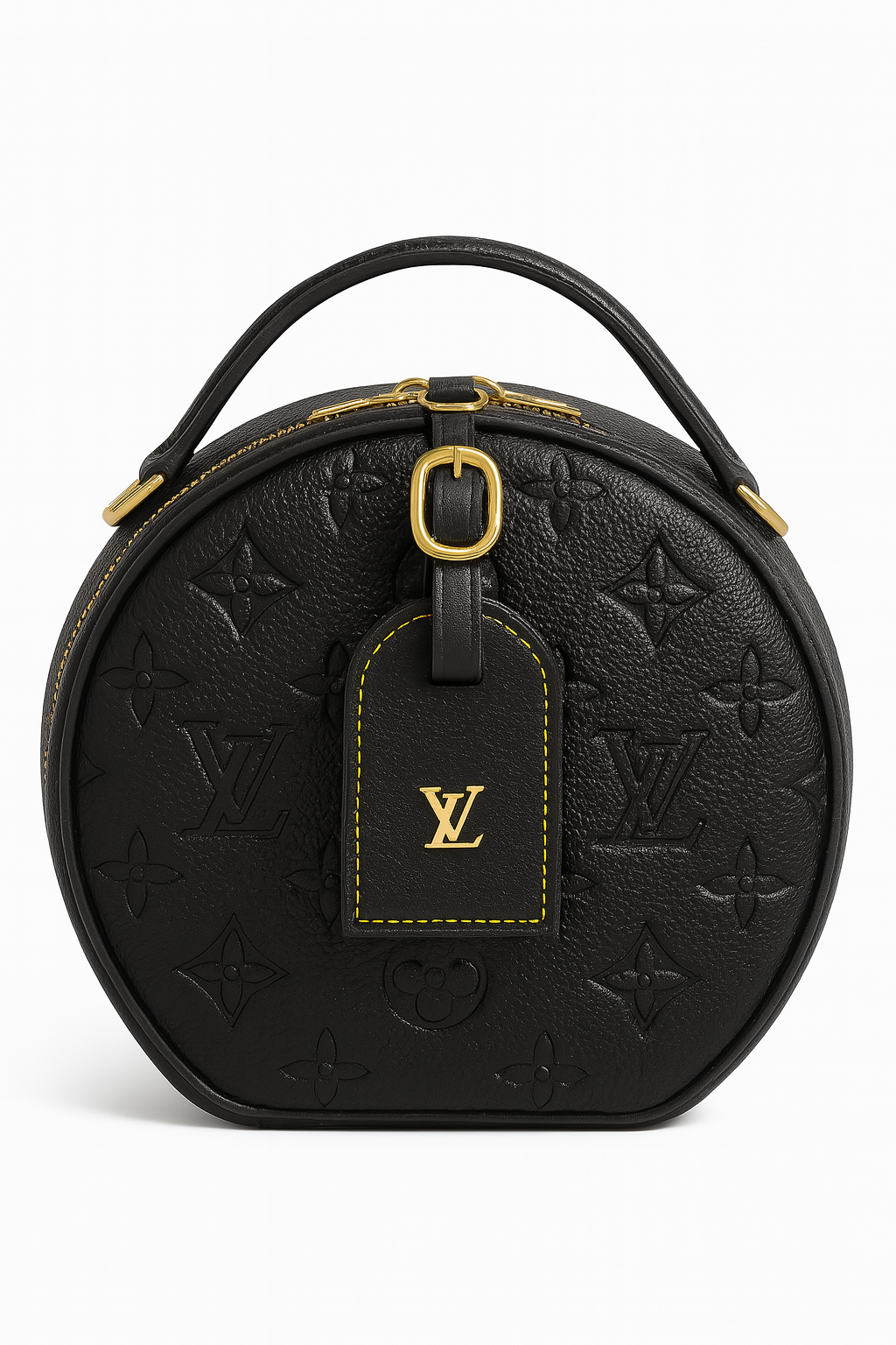 Louis Vuitton - Bolso Negro Redondo