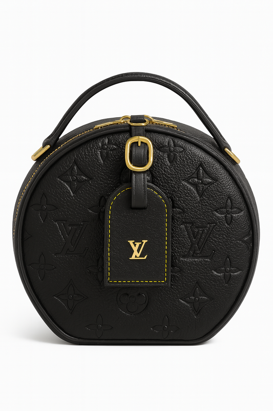 Louis Vuitton - Bolso Negro Redondo